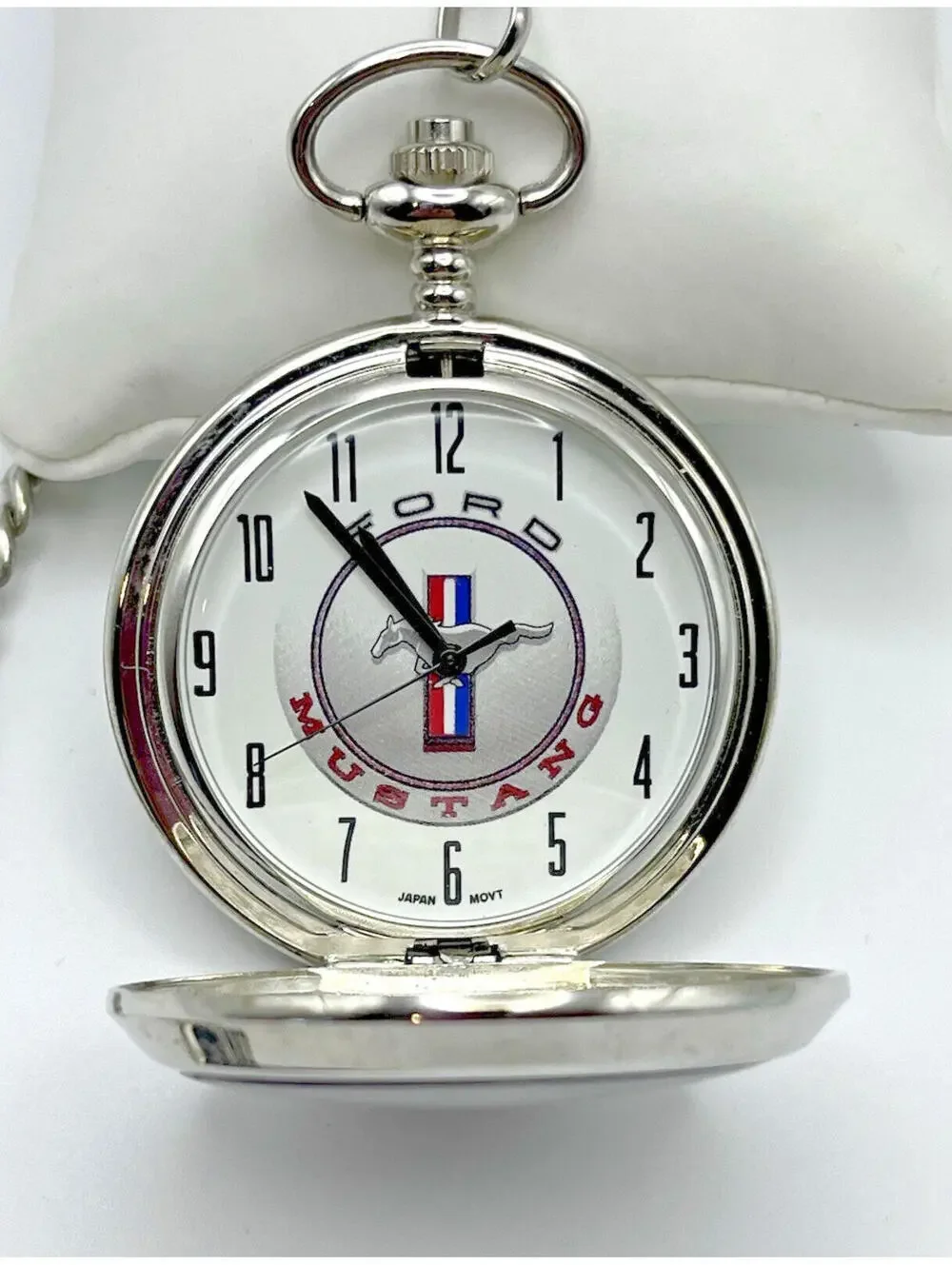 Ford Mustang 40th Anniversary Pocket Watch Collectors Edition Working 2909.3
